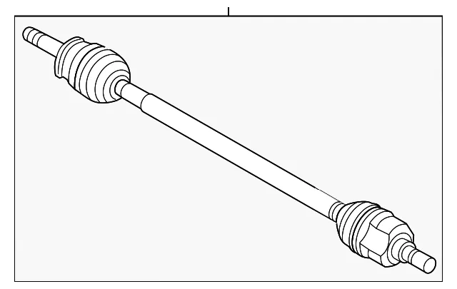 Axle Assembly - Kia (49500-L1350)