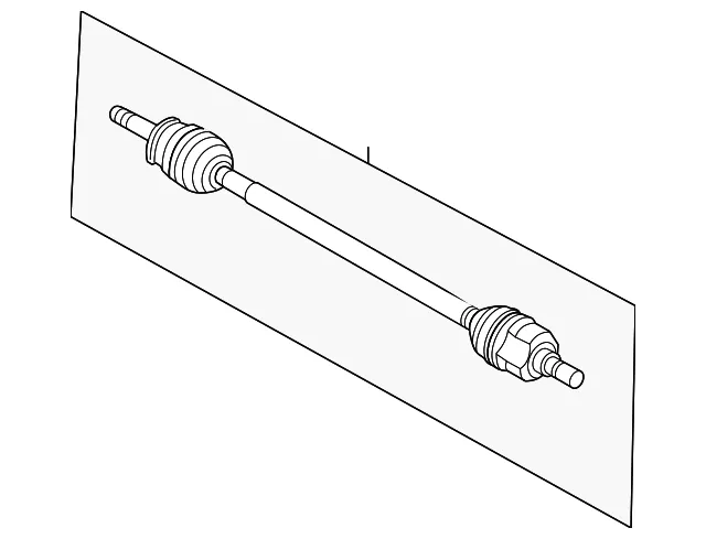 Axle Assembly - Kia (49500-Q5300)