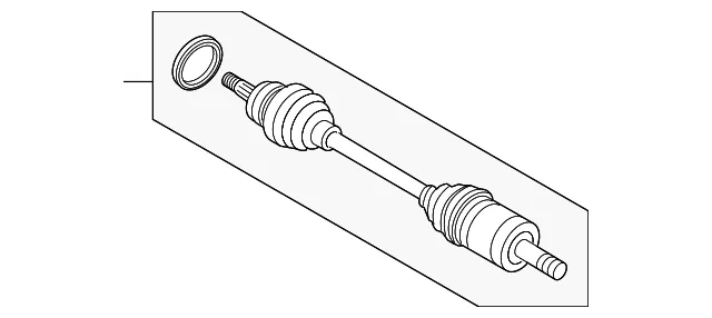 Axle Assembly - Kia (49600-2J310)