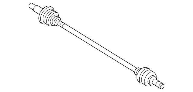 Axle Assembly - Kia (49601-C5030SJ)