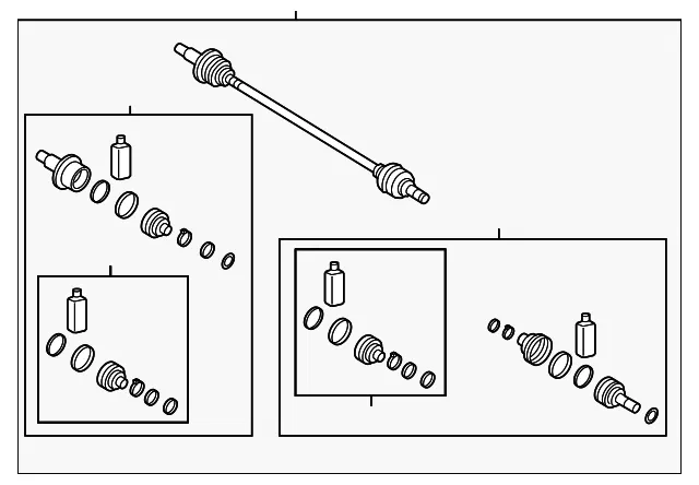 Axle Assembly - Kia (49601-S9000)