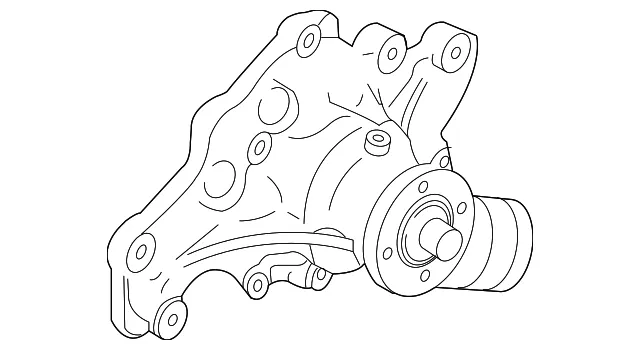Engine Water Pump - Ford (4c3z8501c) - view 4