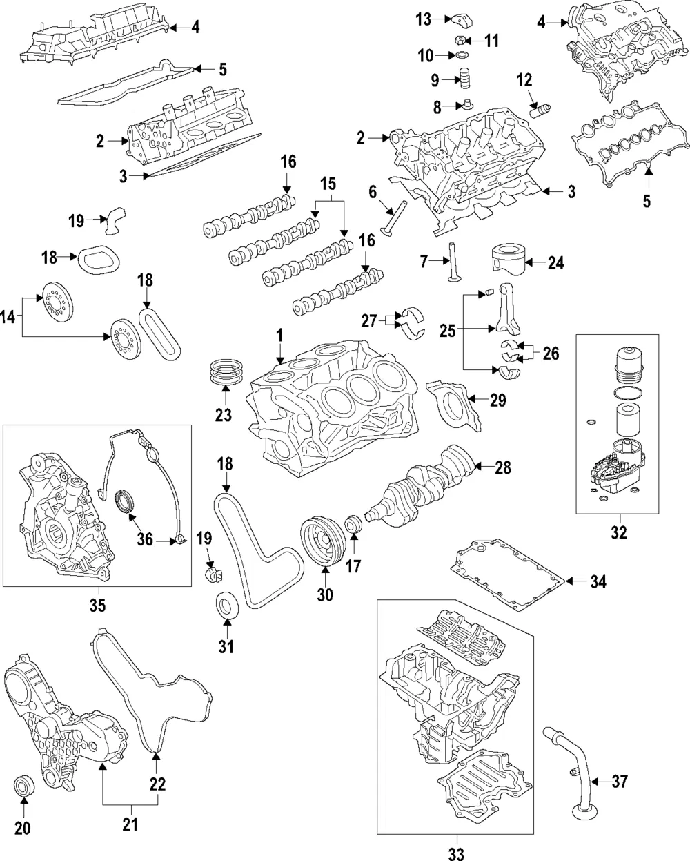 Engine Camshaft Follower - Ford (4s7z6500a) - view 3