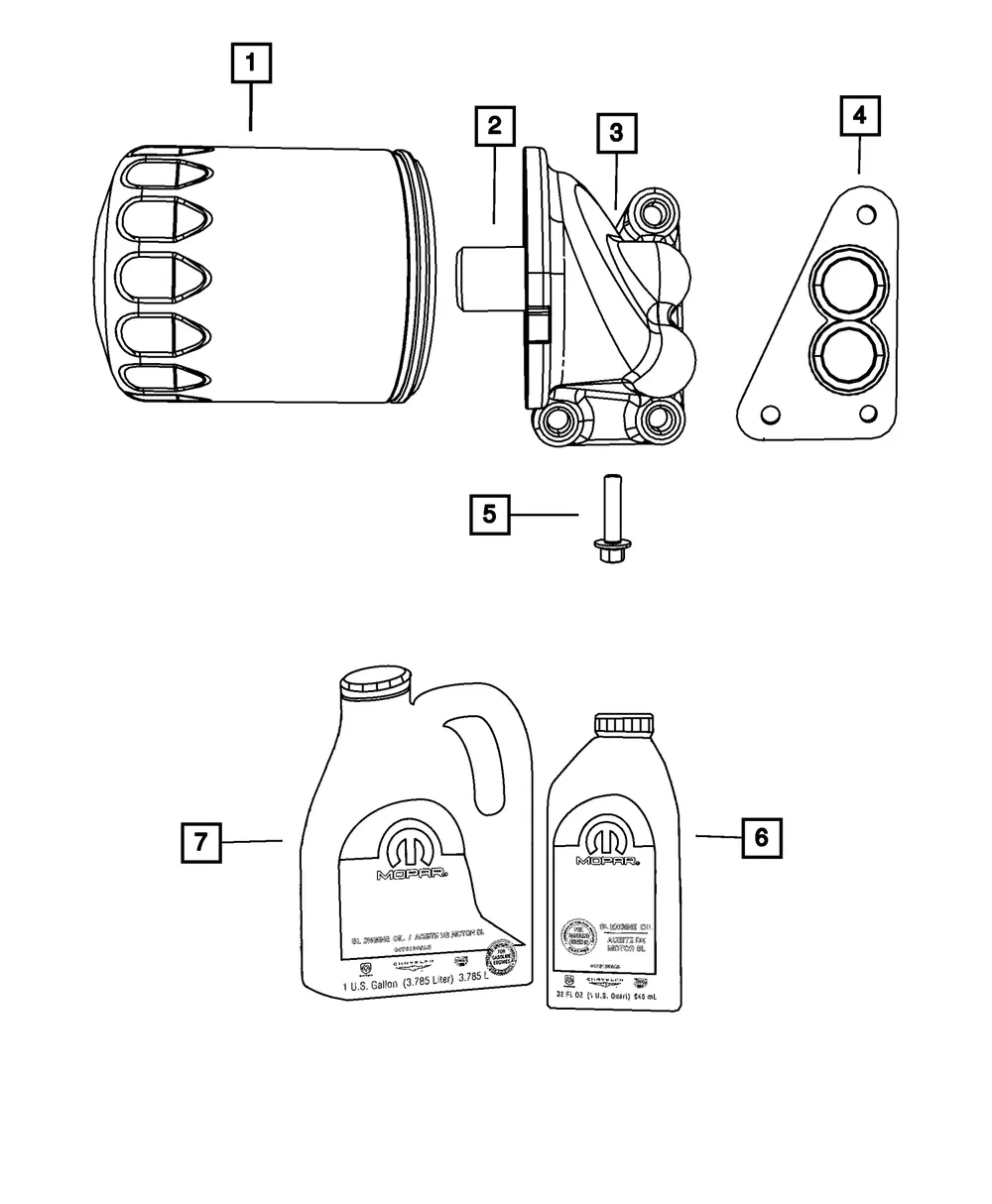 5w30 Engine Oil - Mopar (50045208AA)