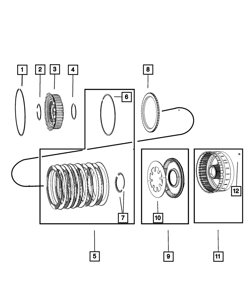 Clutch Retainer - Mopar (5013027ab)