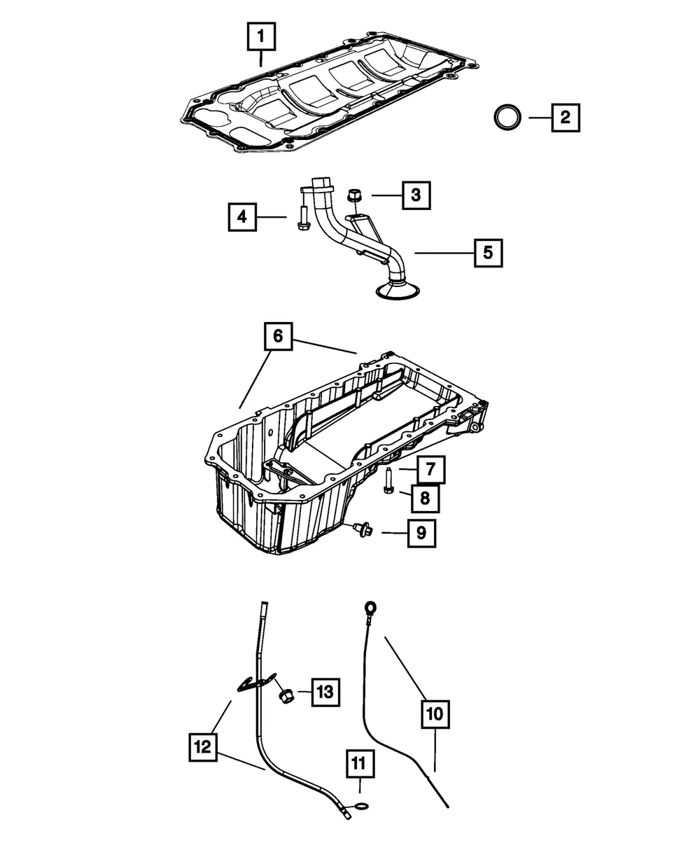 Engine Oil Level Indicator - Mopar (5037739AB) - view 5