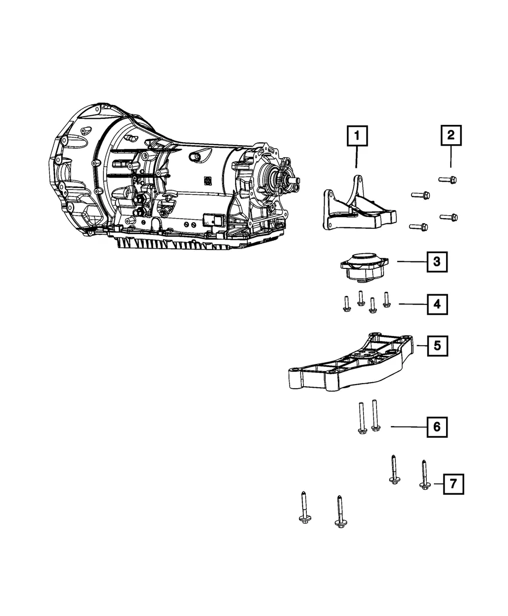 Transmission Mount Bracket - Mopar (5038752AA) - view 7