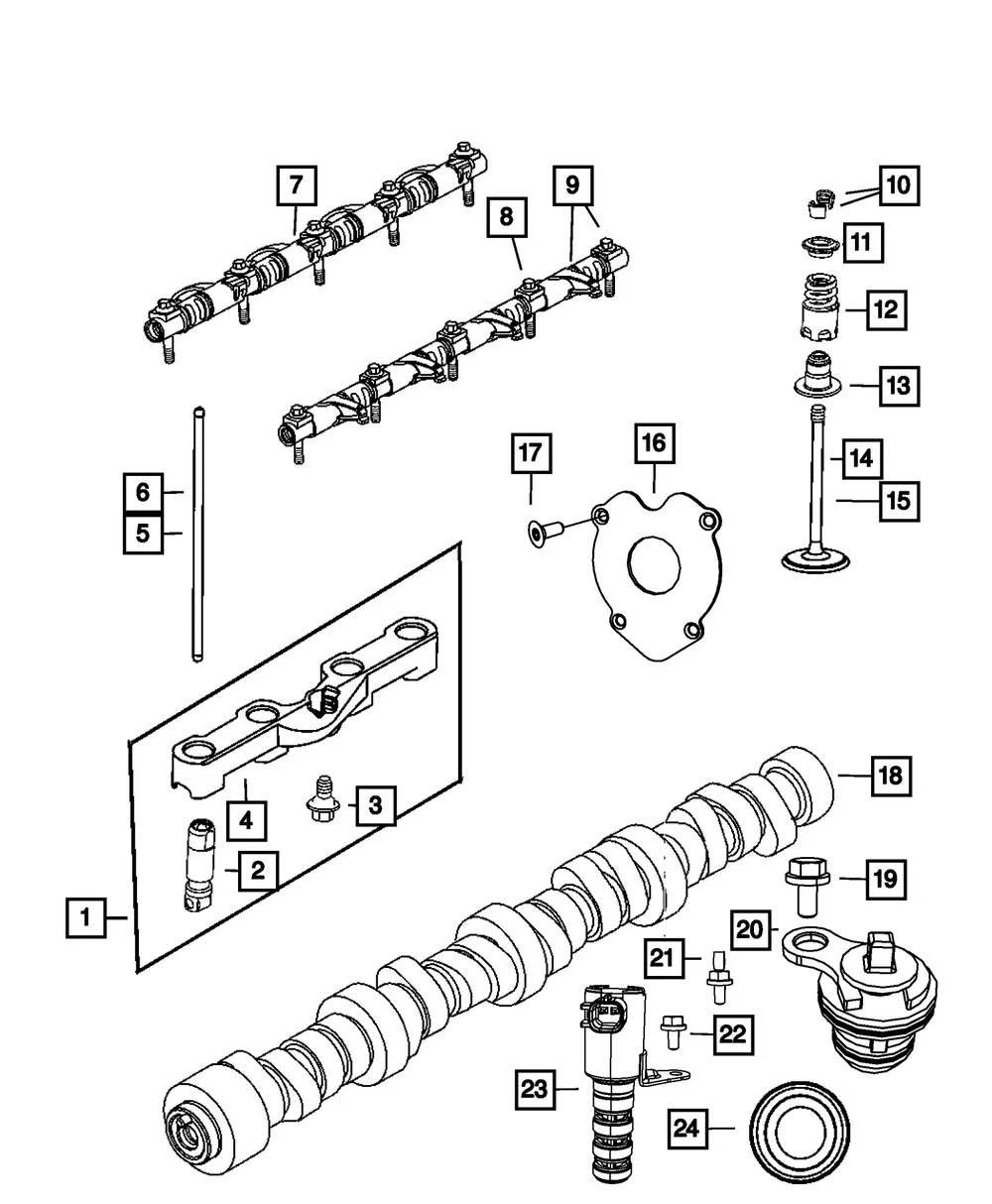 Engine Camshaft - Mopar (5038835aa)