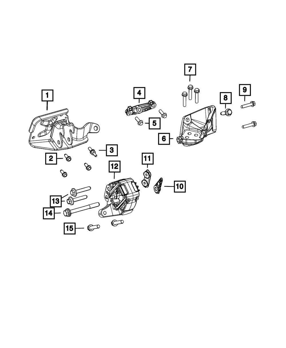 Engine Mount Insulator - Mopar (5038871ab) - view 4
