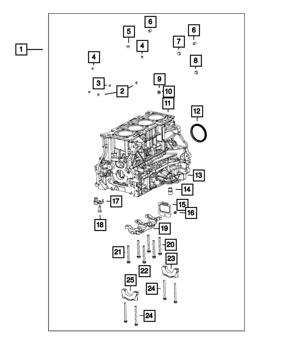 Piston Oil Cooler Jet - Mopar (5047671ab)
