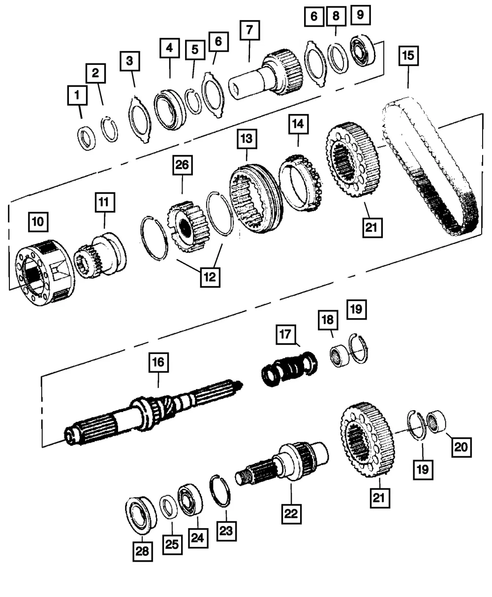 Transfer Case Sprocket - Mopar (5080201aa) - view 3