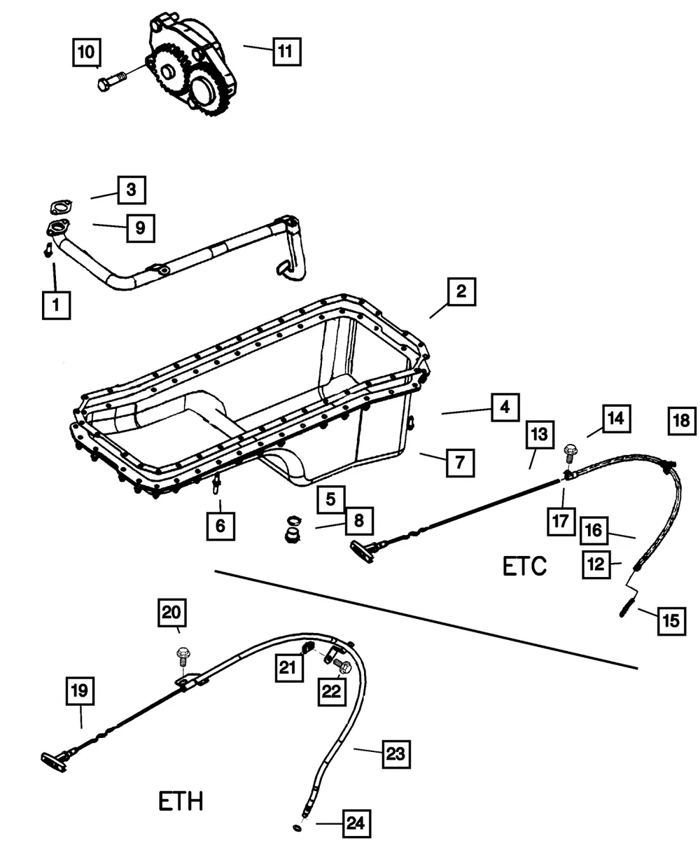 Engine Oil Level Indicator - Mopar (5080582AA) - view 8