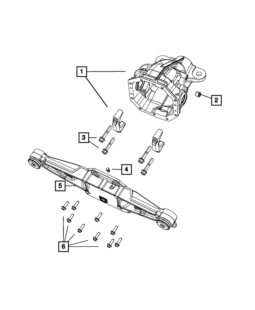 Differential Cover - Mopar (5093383ab) - view 5