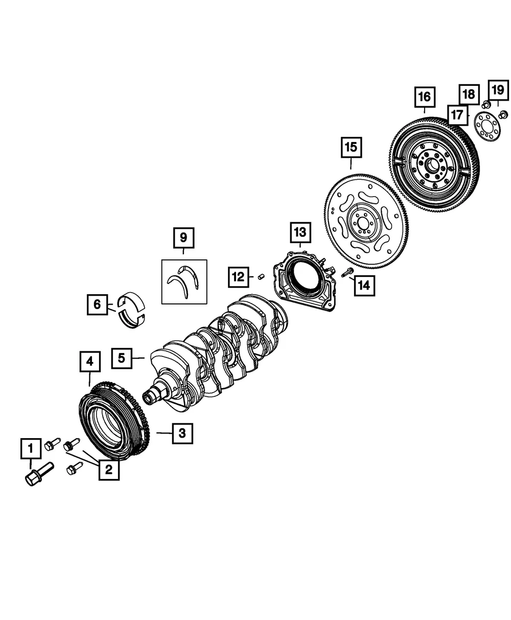 Engine Flywheel - Mopar (5106121ab)
