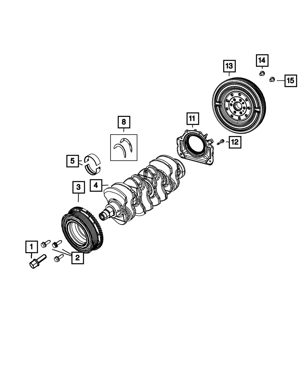 Engine Flywheel - Mopar (5106172ab) - view 4