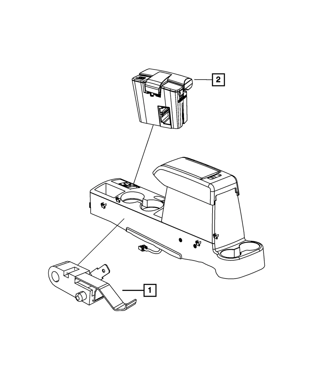 Transfer Case Switch - Mopar (5107932ab) - view 5