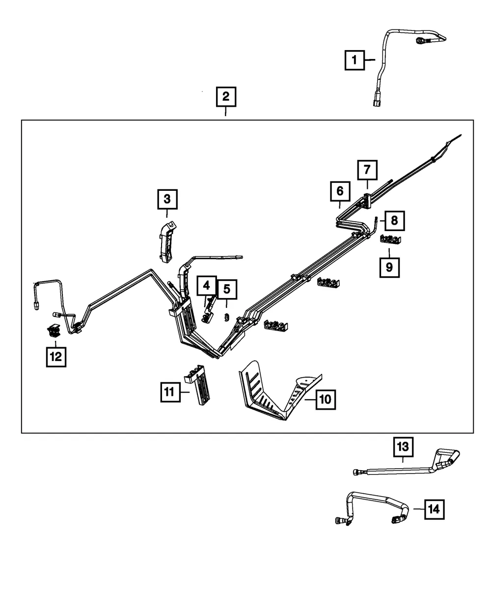 Fuel Bundle Clip - Mopar (5137752AA) - view 6