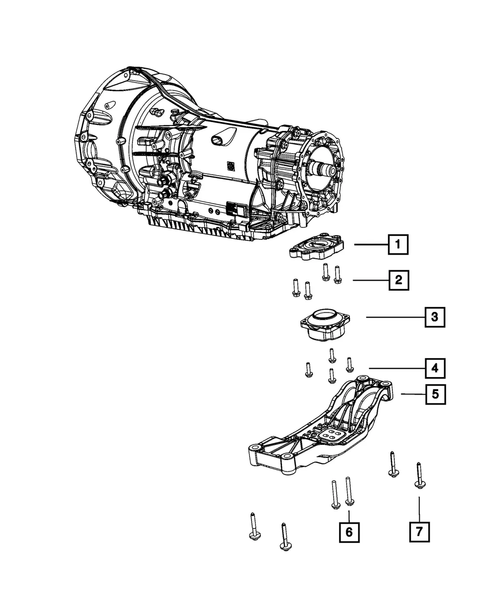 Transmission Mount Bracket - Mopar (5147160aa) - view 7