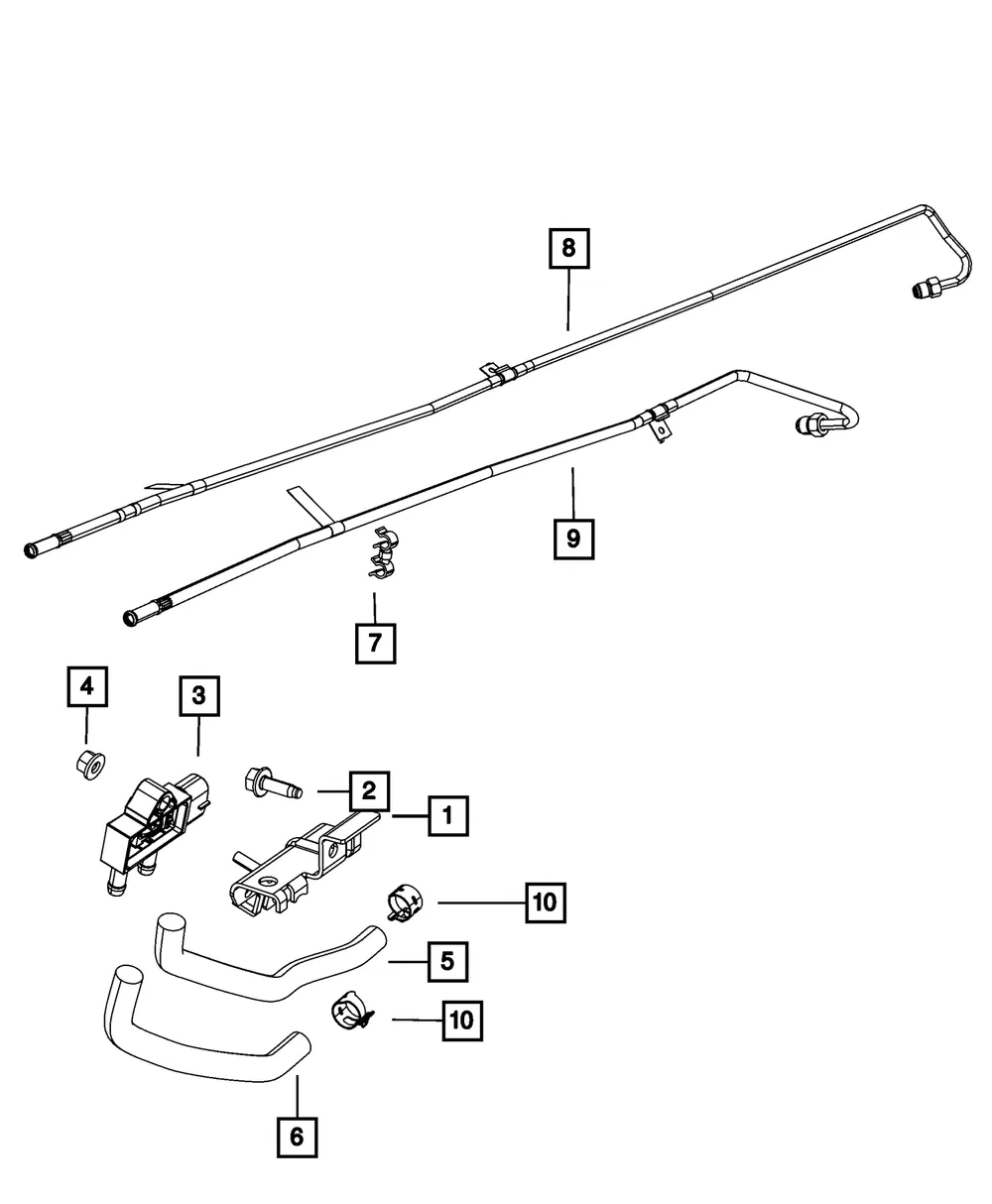 Differential Pressure Sensor - Mopar (5149229aa) - view 4