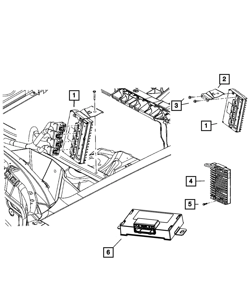 Transmission Control Module - Mopar (5150434ac)