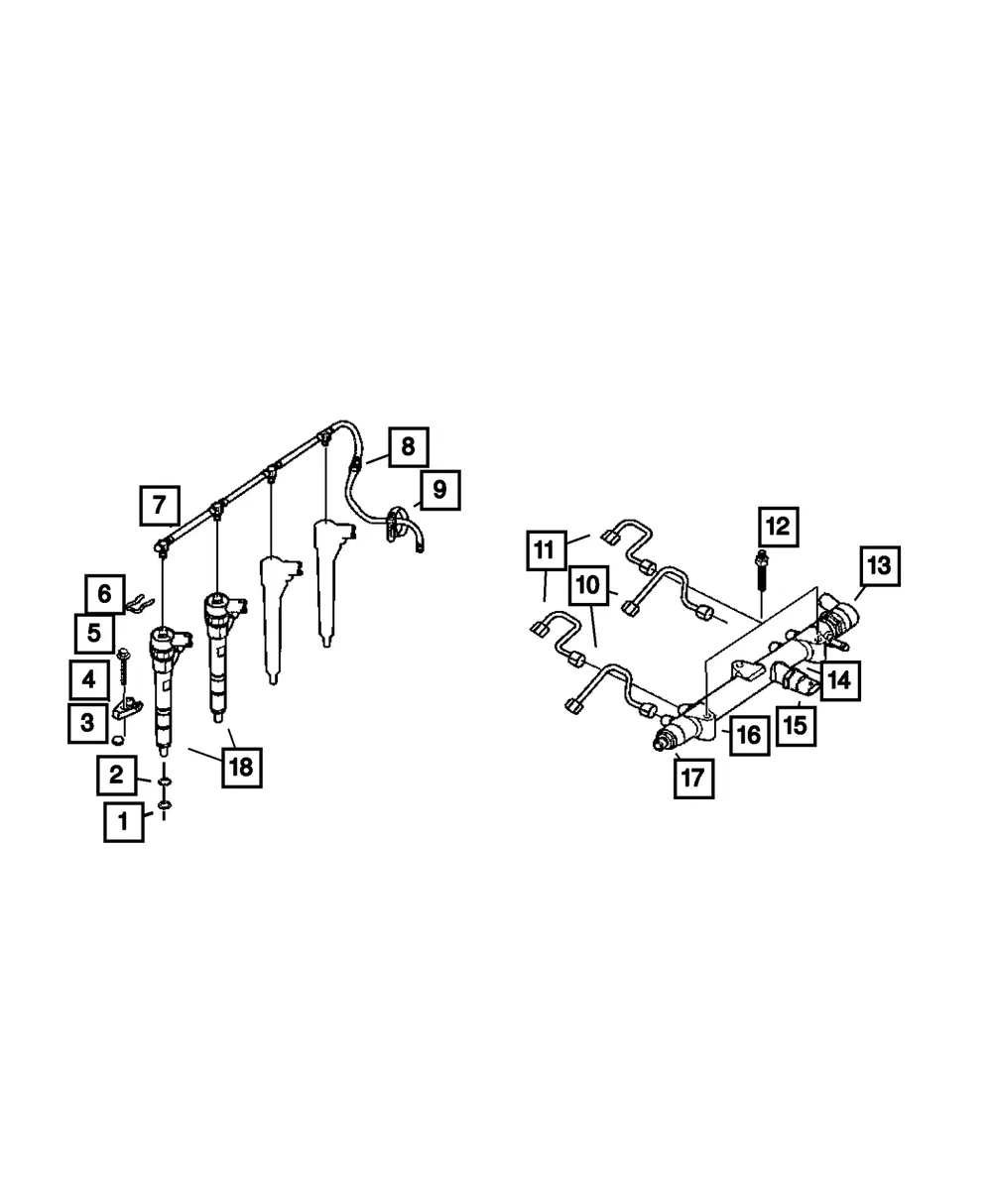 FUEL INJECTOR - Mopar (5159970AA) - view 4