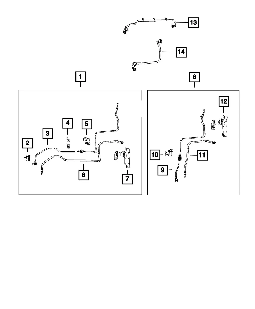 Fuel Line Bundle - Mopar (52029784ac)