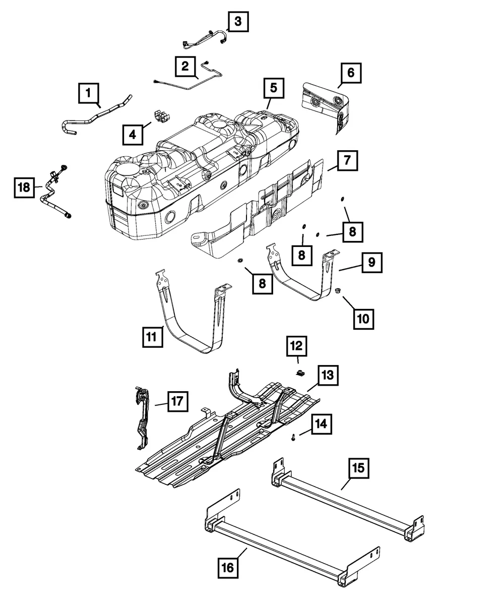 Fuel Line Bundle - Mopar (52030442aa) - view 5