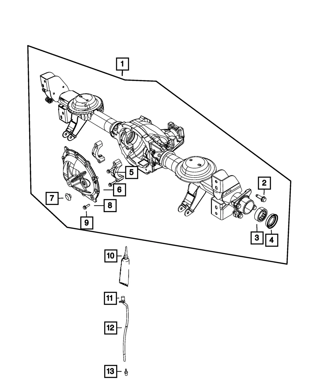 Differential Cover Plug - Mopar (52070428AA) - view 7