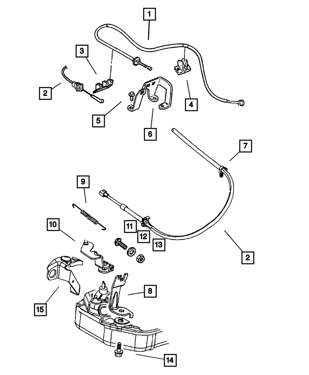 Throttle Valve Cable - Mopar (52104284AB) - view 7