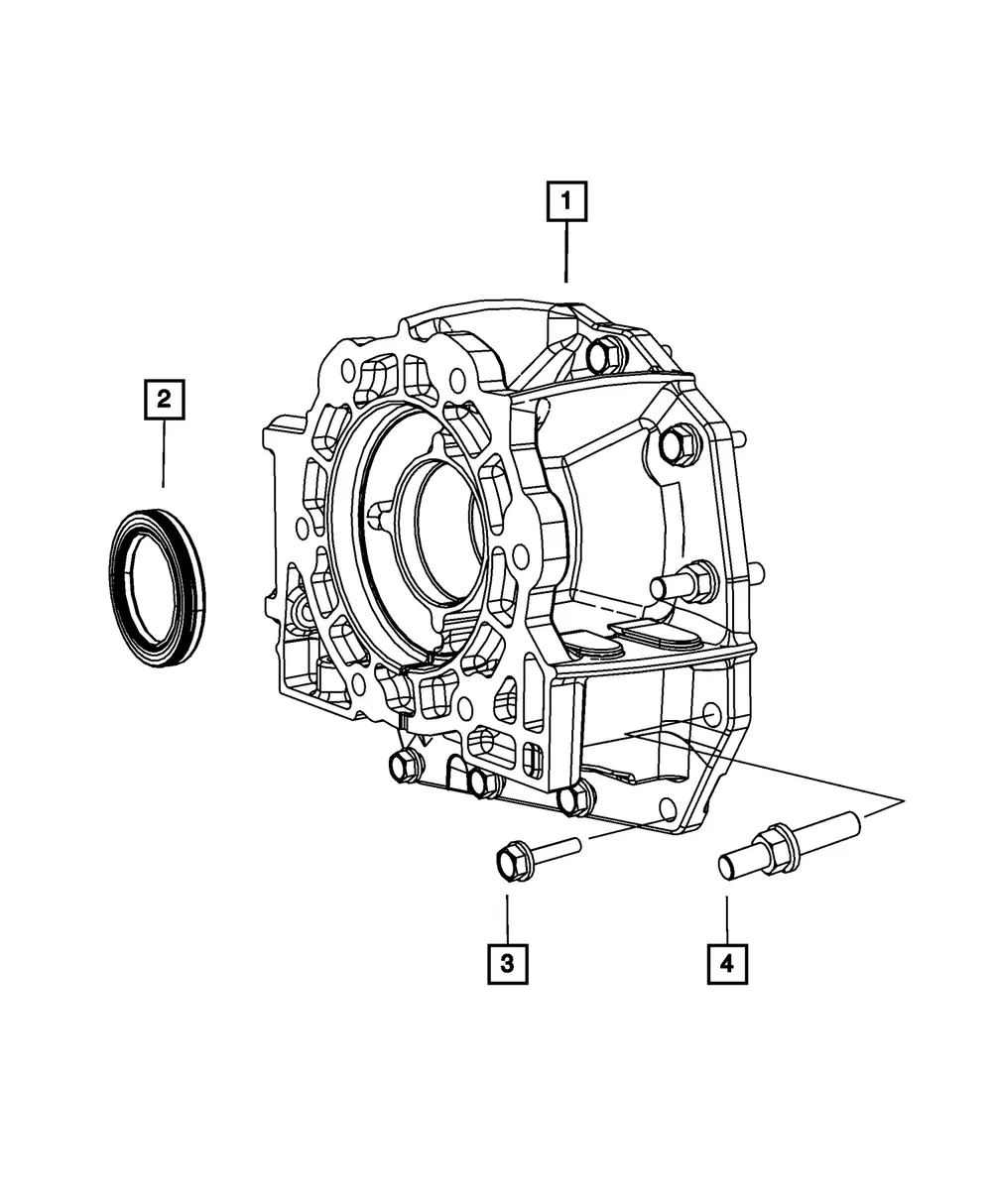 Transfer Case Adapter - Mopar (52107719AC) - view 4