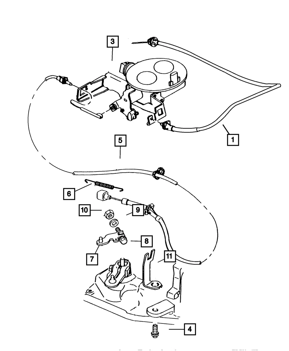 Throttle Valve Cable - Mopar (52107742AC) - view 8