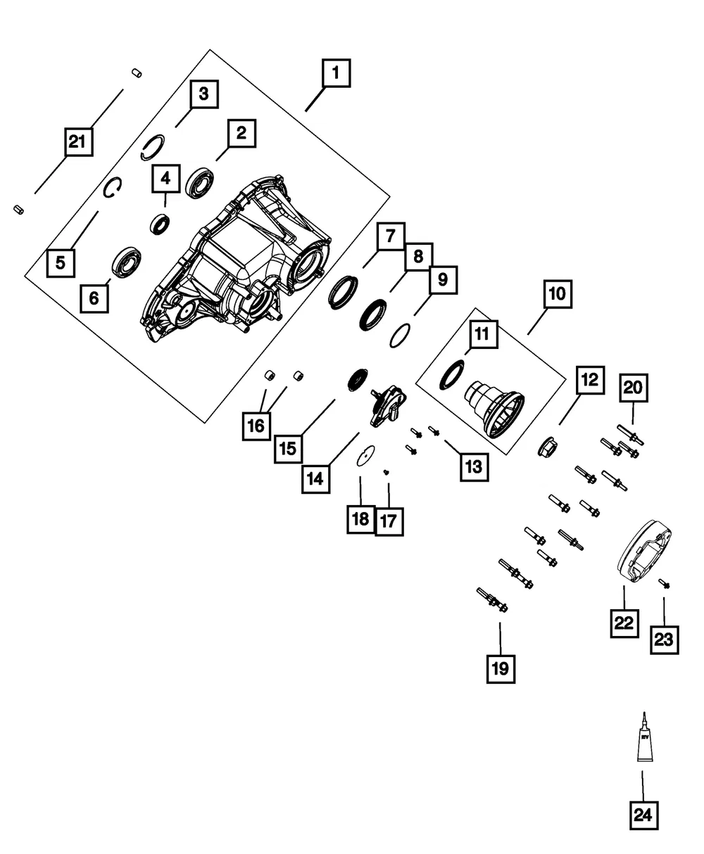 Transfer Case Damper - Mopar (52108701aa)