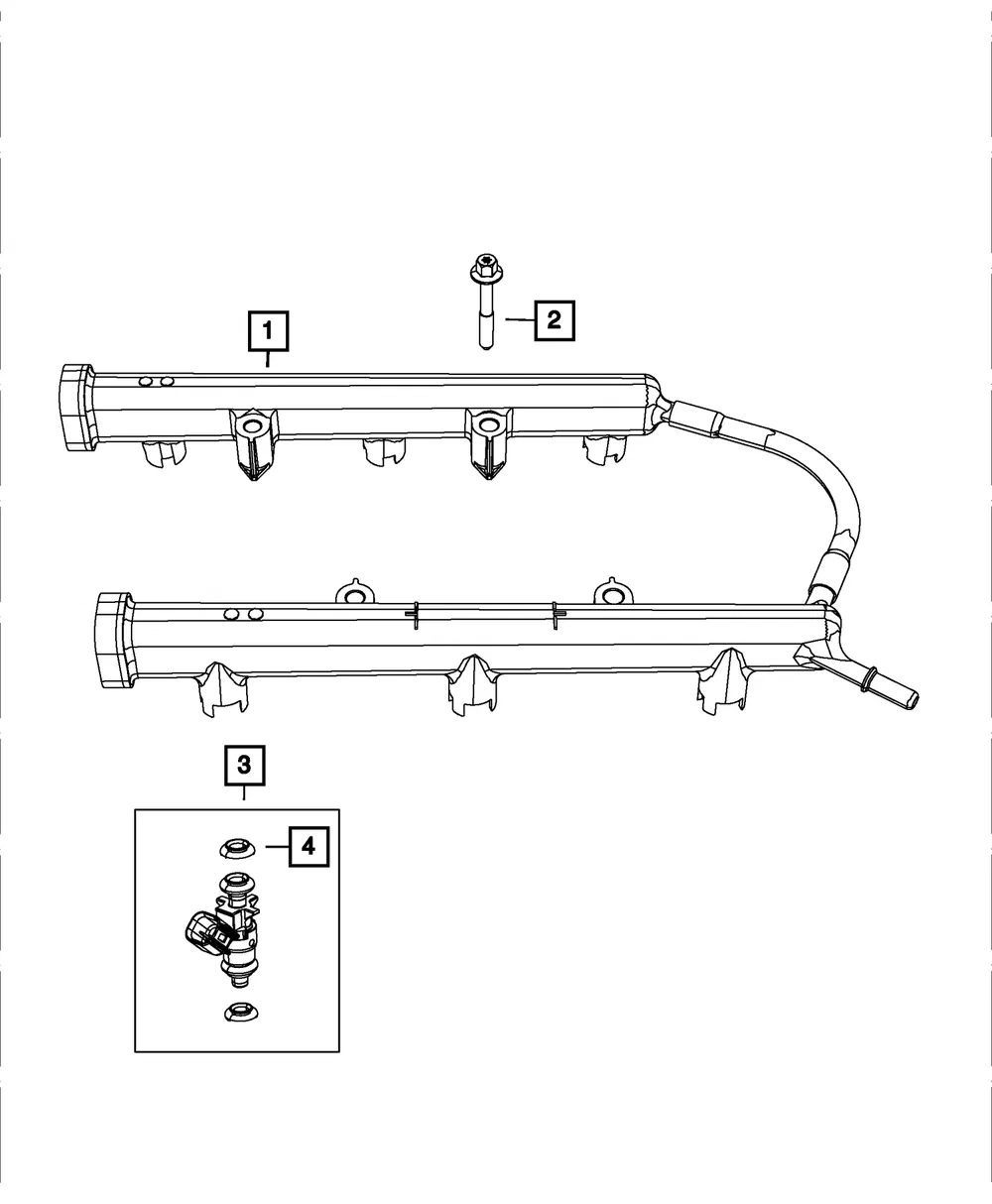 Fuel Injector - Mopar (5281825aa)