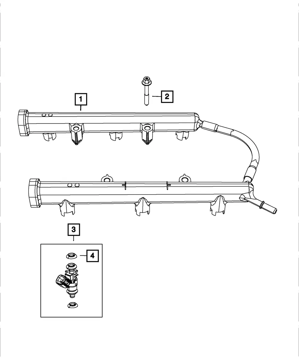 Fuel Injector - Mopar (5281900aa) - view 3