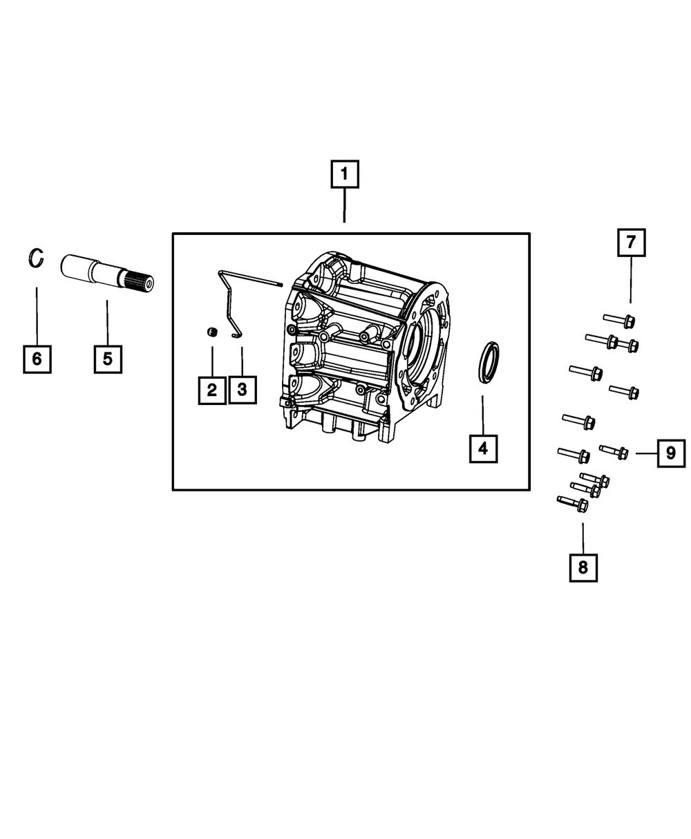 Transfer Case Adapter - Mopar (52852986AC) - view 4