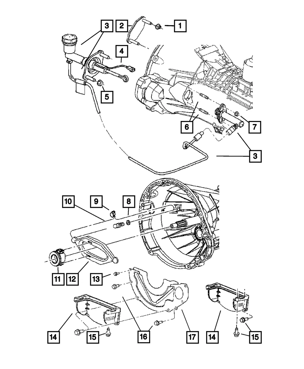 Clutch Starter Interlock Switch - Mopar (53007944AB) - view 7