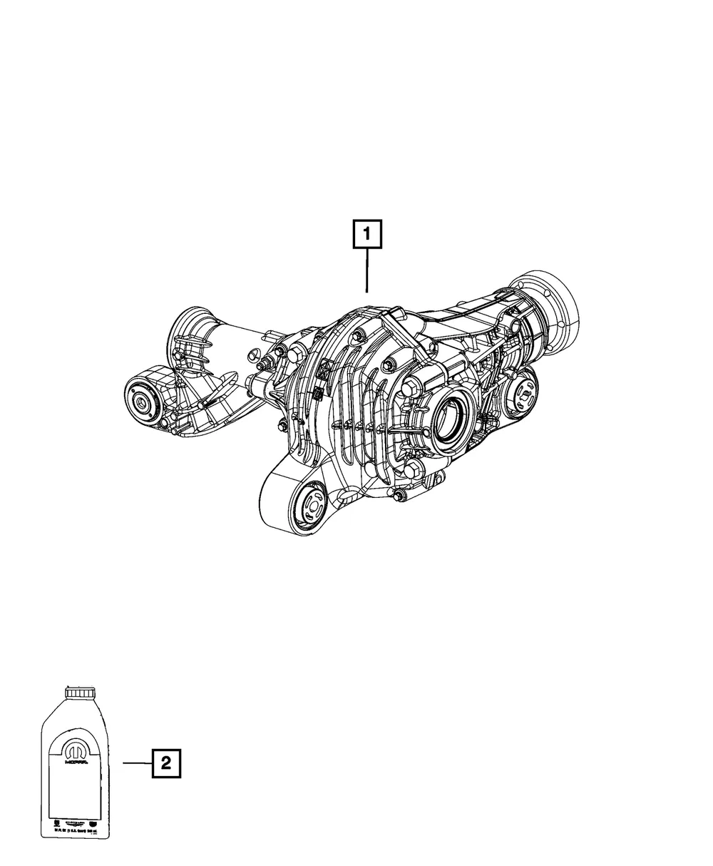 Front Axle Differential - Mopar (53011152aa) - view 5