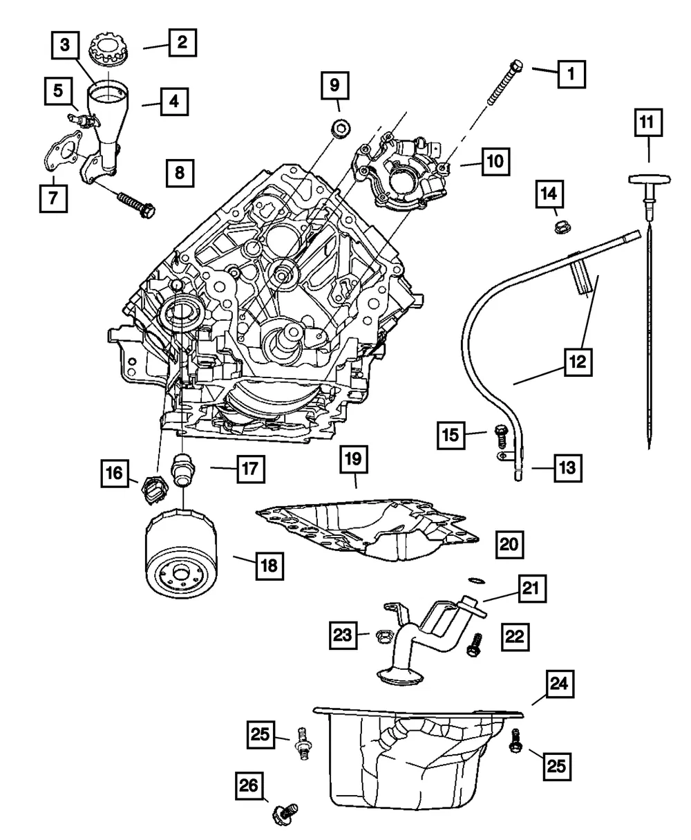 Engine Oil Level Indicator - Mopar (53021026AE) - view 3