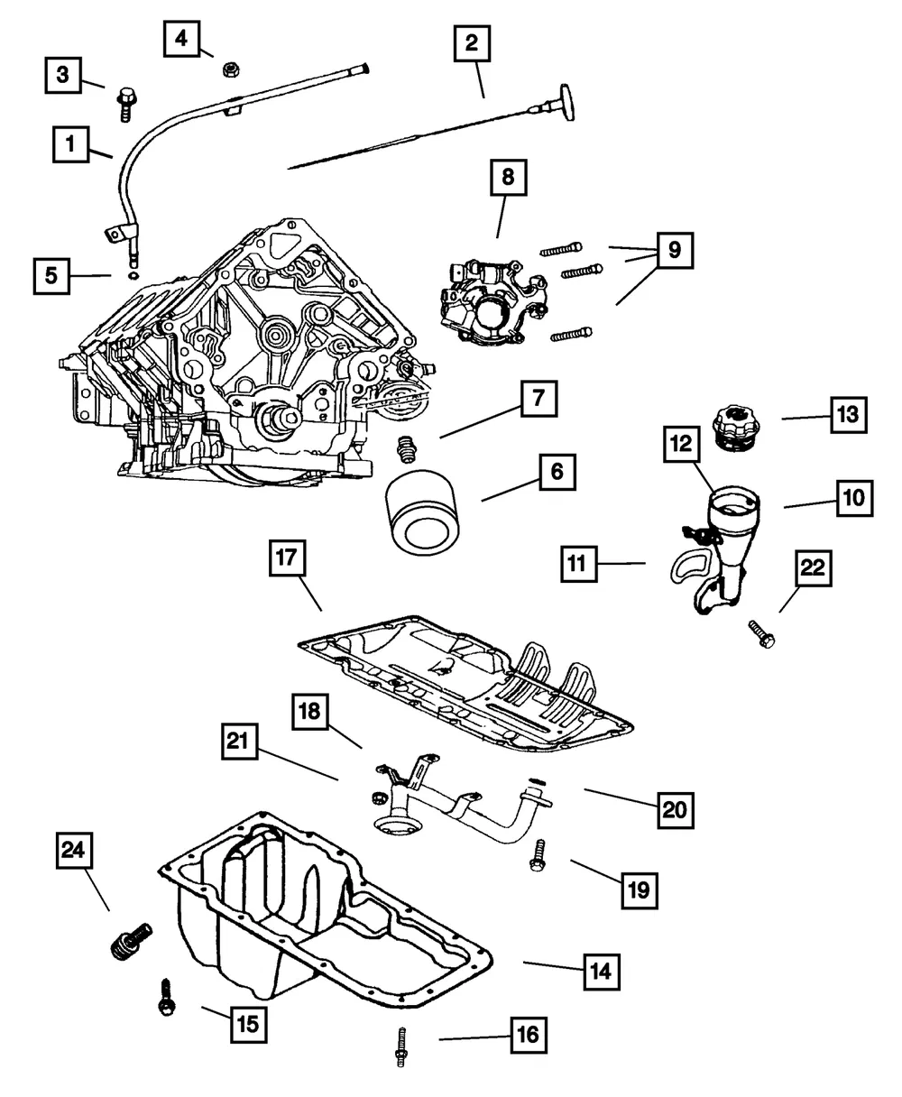Engine Oil Level Indicator - Mopar (53021673AB) - view 8