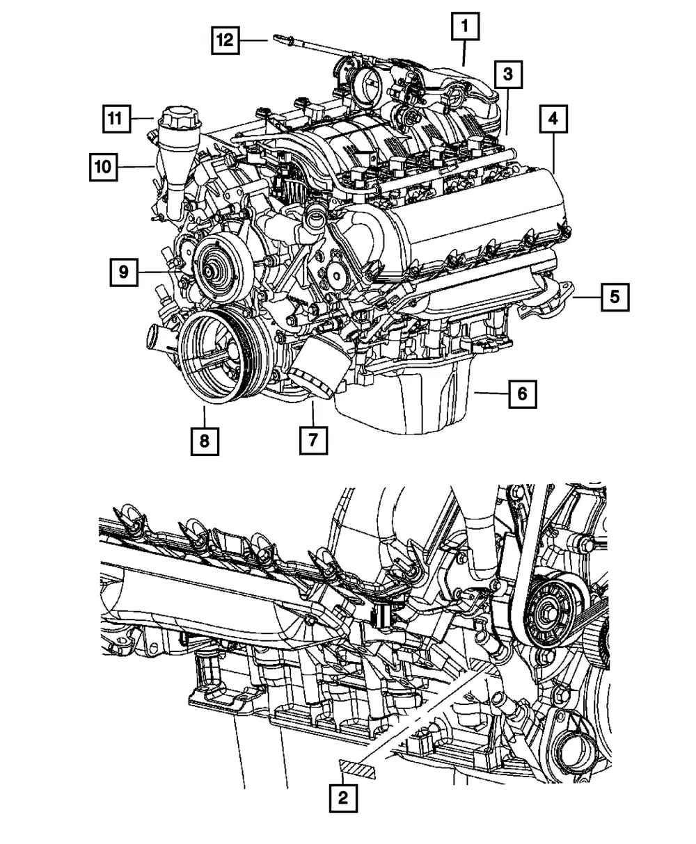 Engine Oil Level Indicator - Mopar (53021673AF) - view 2