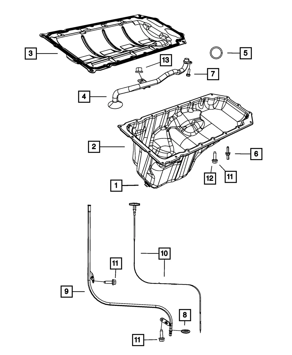 Engine Oil Level Indicator - Mopar (53021858AI) - view 7