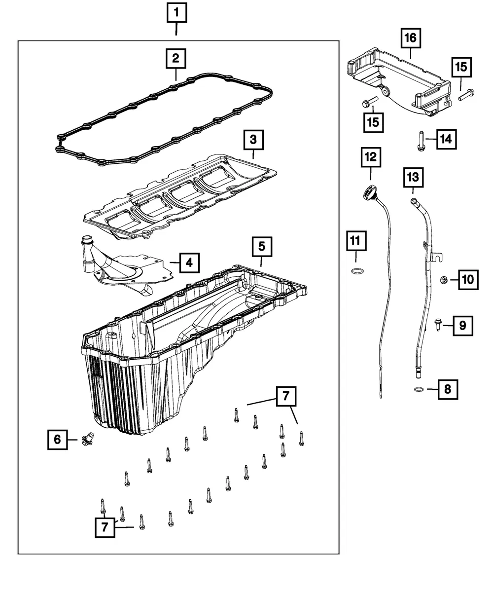 Engine Oil Level Indicator - Mopar (53034186AD) - view 12