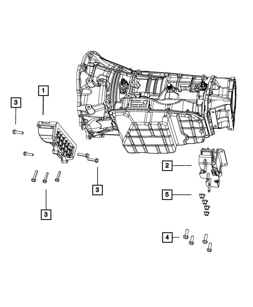 Transmission Mount Bracket - Mopar (55398318AE) - view 2