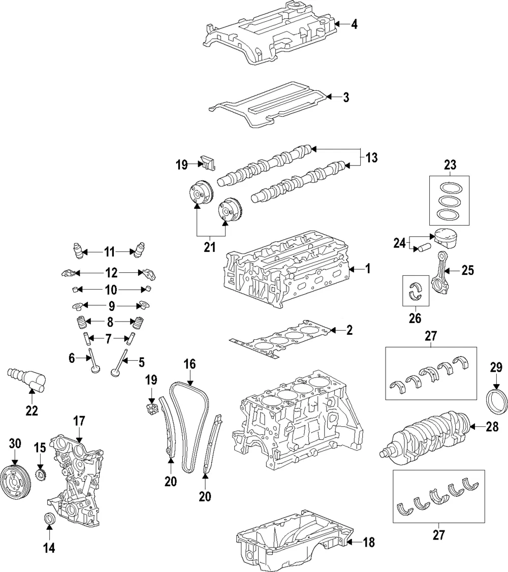 Engine Connecting Rod Kit - GM (55486807)