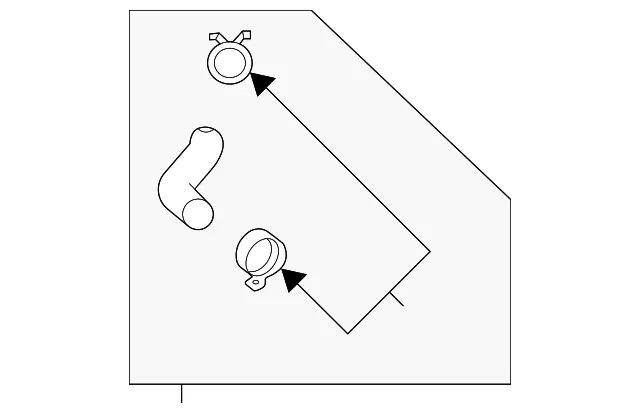 Engine Coolant Hose - GM (55492649) - view 3