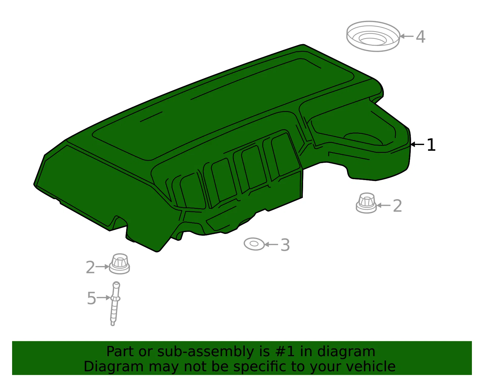 Engine Cover - GM (55506633) - view 4