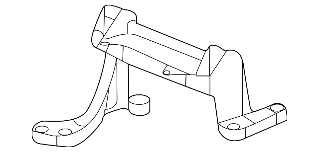 Upper Intake Manifold Bracket - GM (55511487) - view 2