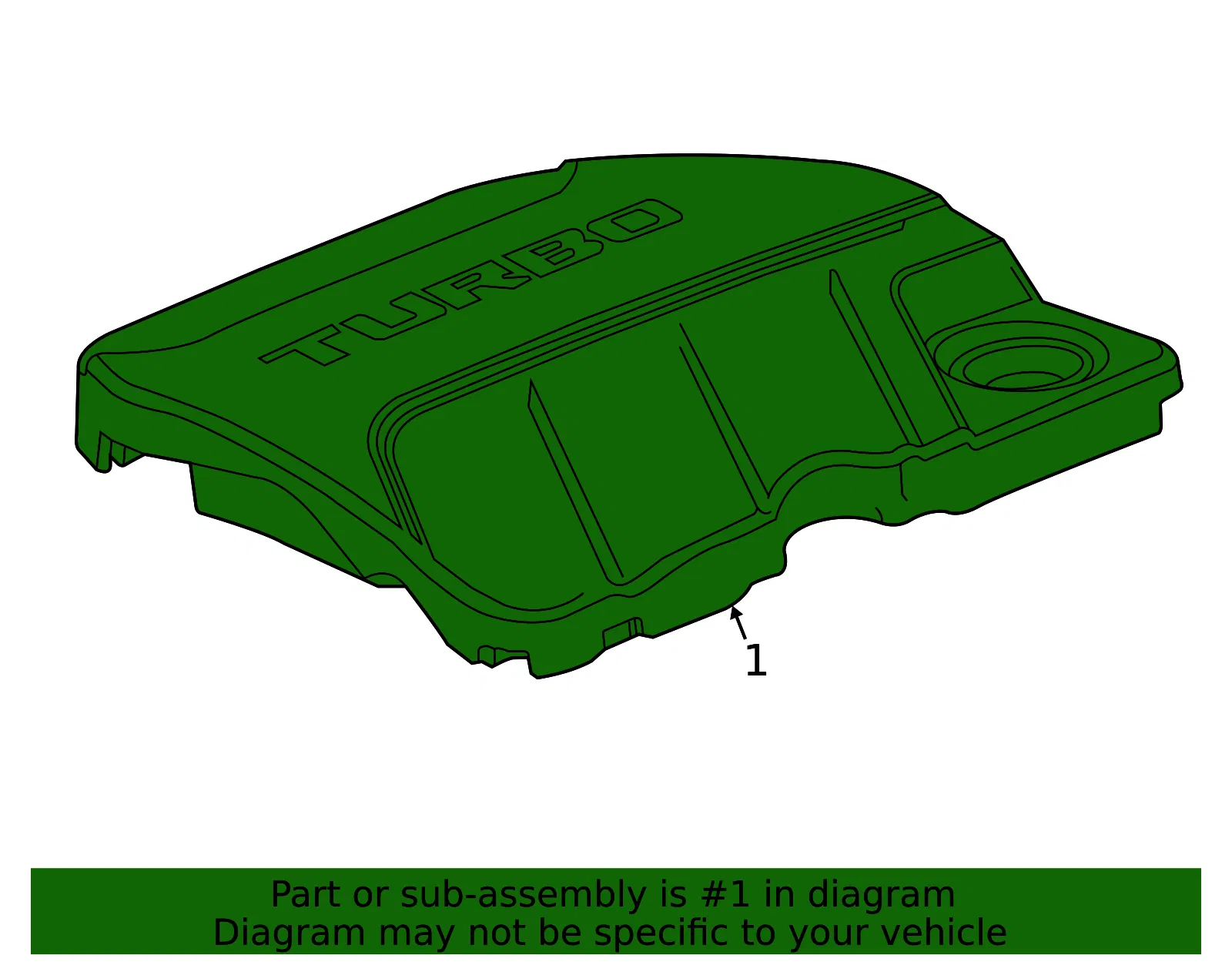 Engine Cover - GM (55512306) - view 4