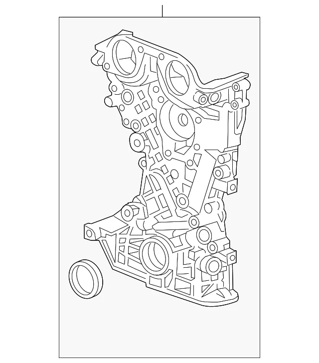 Front Engine Cover - GM (55581013) - view 7