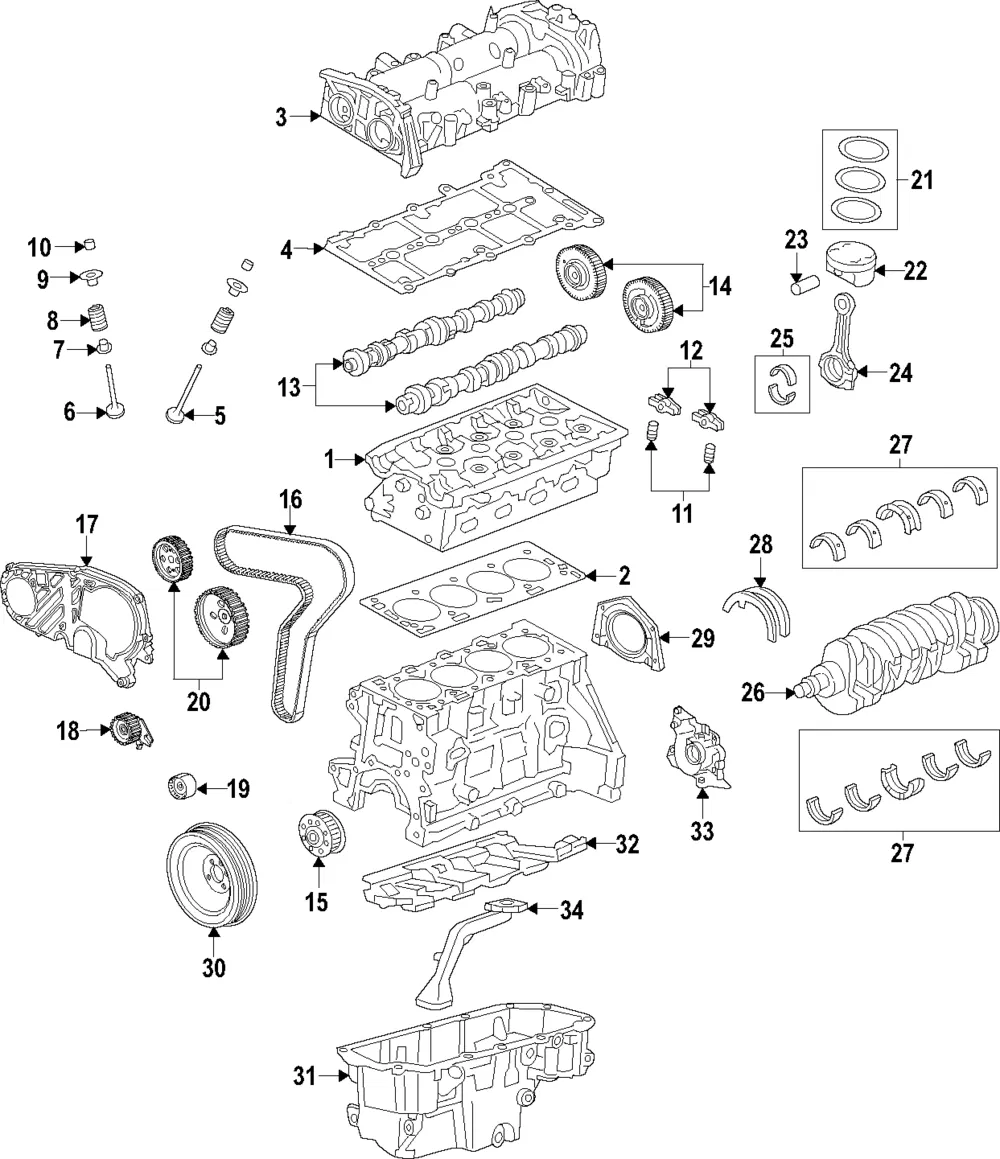 Engine Crankshaft - GM (55585161) - view 2